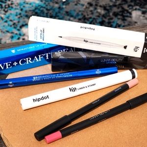 2 lip liners and 2 lip pencils